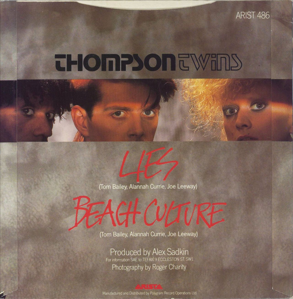 Thompson Twins Lies UK 7" vinyl single (7 inch record / 45)