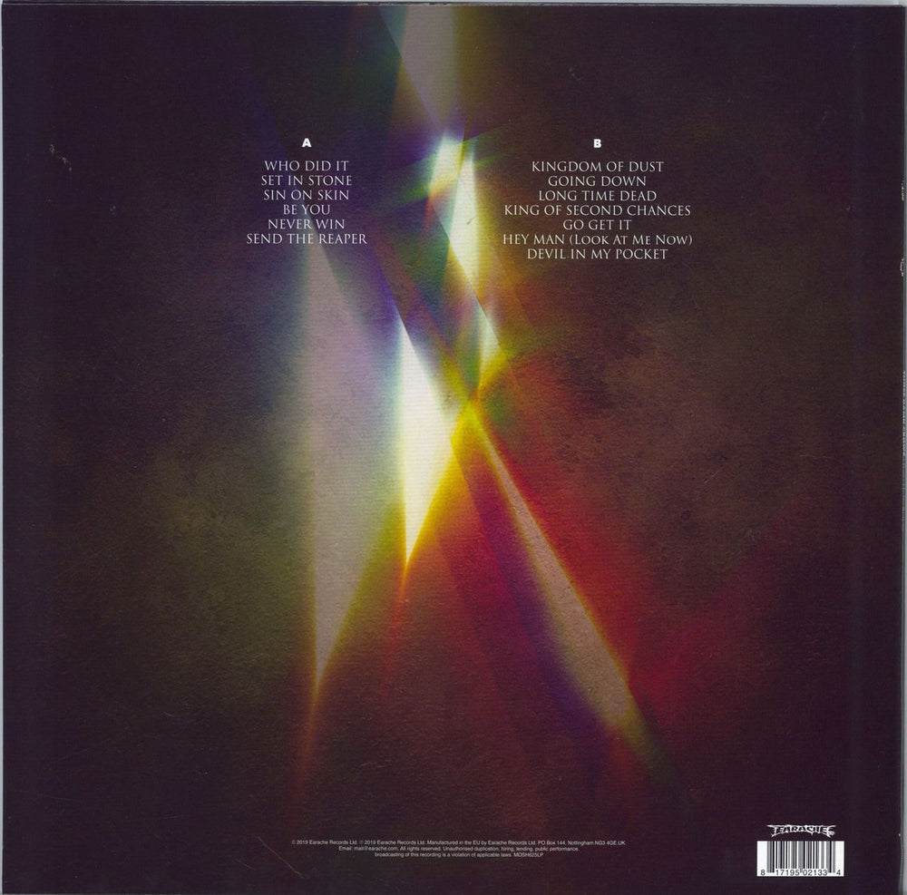 Those Damn Crows Point Of No Return + Plectrum UK vinyl LP album (LP record) 817195021334