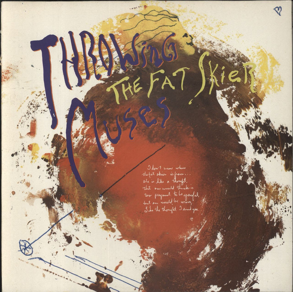 Throwing Muses The Fat Skier - EX UK vinyl LP album (LP record) MAD706