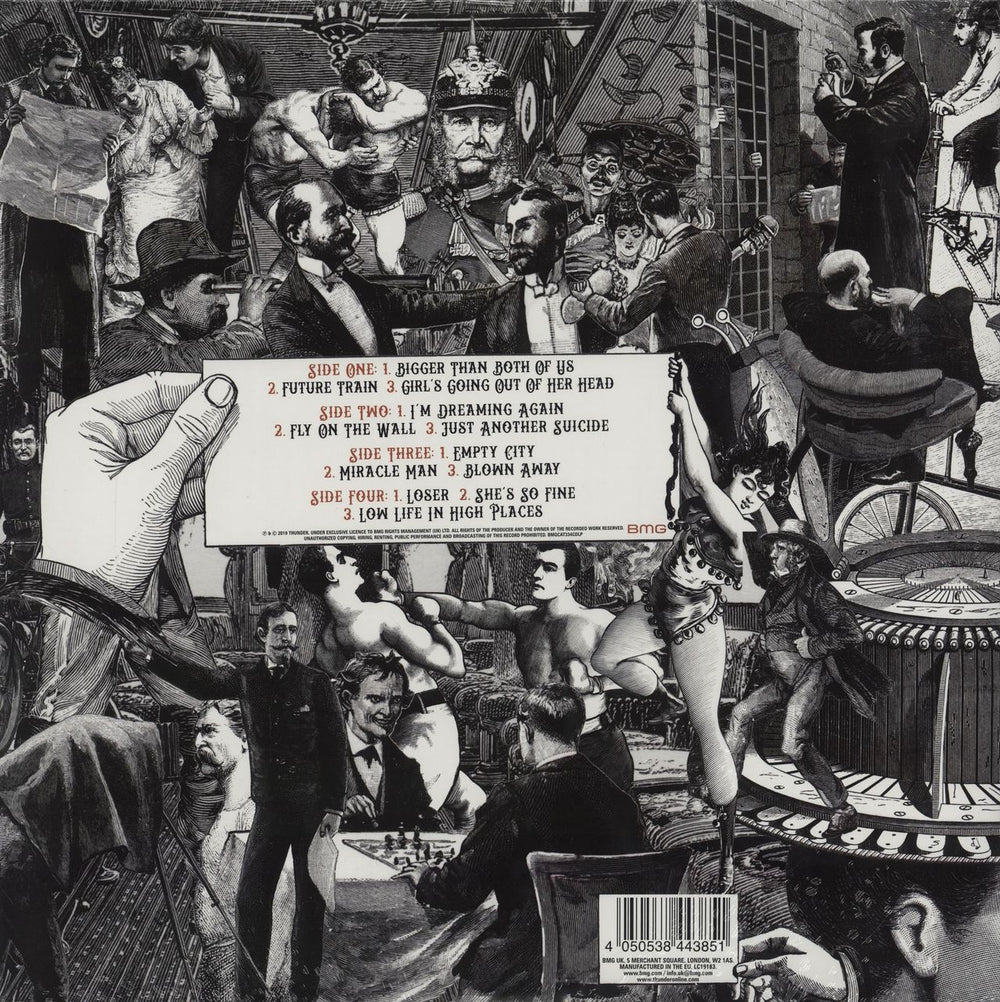 Thunder Please Remain Seated - Orange Vinyl - Sealed UK 2-LP vinyl record set (Double LP Album) 4050538443851