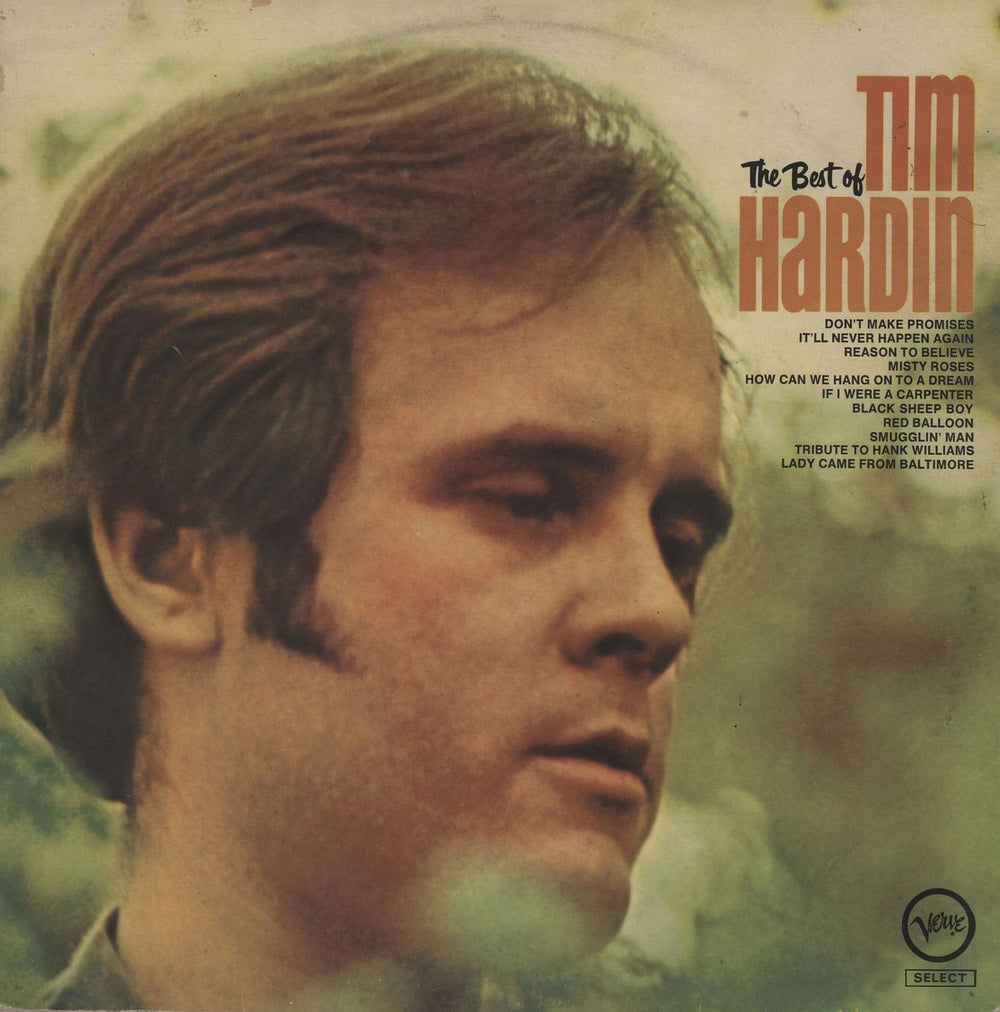 Tim Hardin The Best Of UK vinyl LP album (LP record) 2317003
