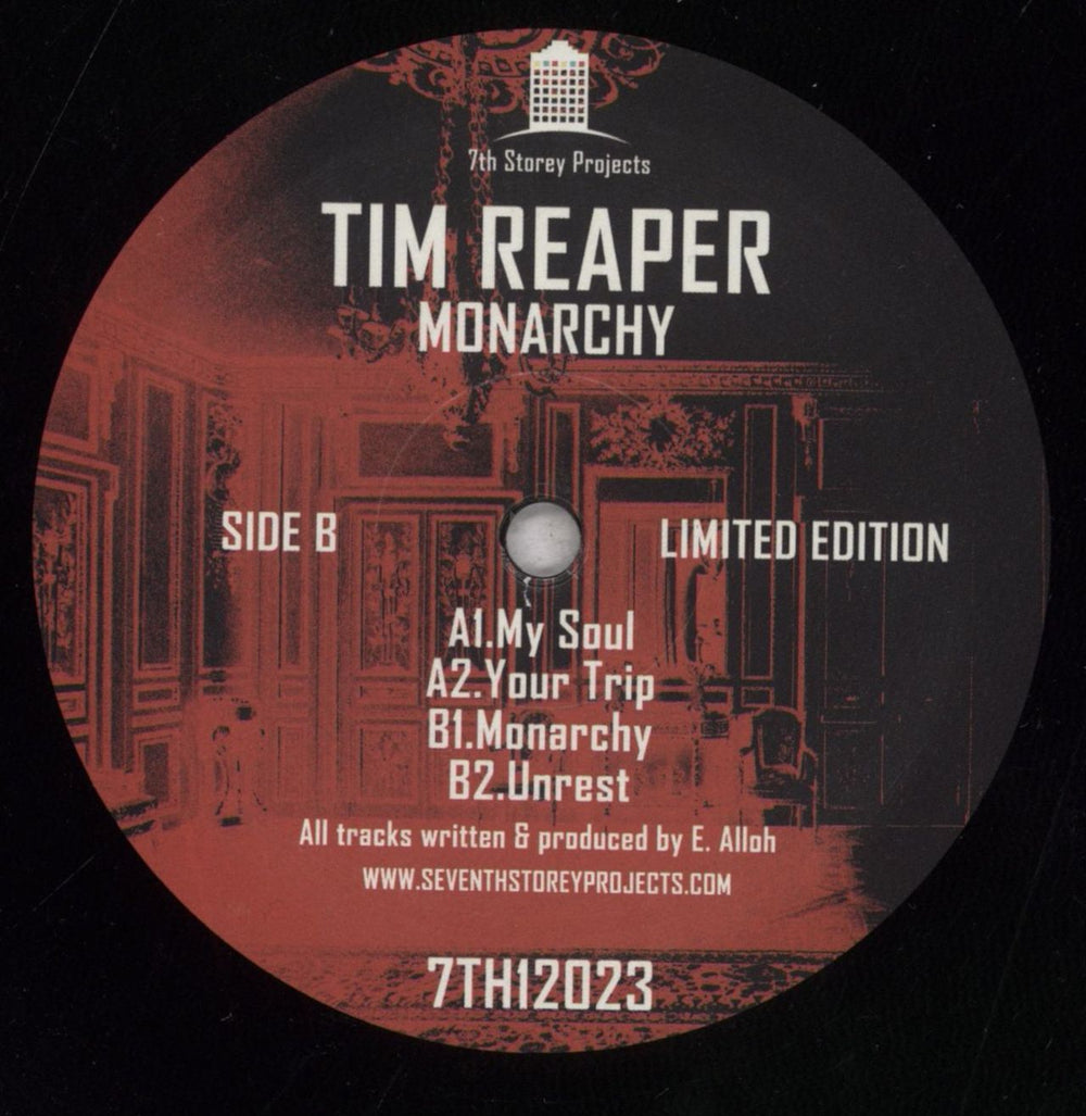 Tim Reaper Monarchy UK 12" vinyl single (12 inch record / Maxi-single) 7TH12023