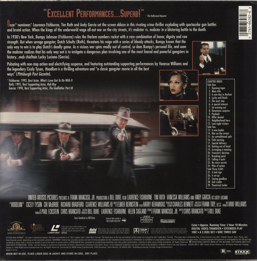 Tim Roth Hoodlum US laserdisc / lazerdisc