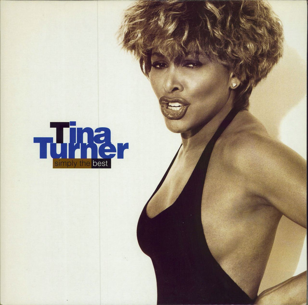 Tina Turner Simply The Best - 1st UK 2-LP vinyl record set (Double LP Album) ESTV1