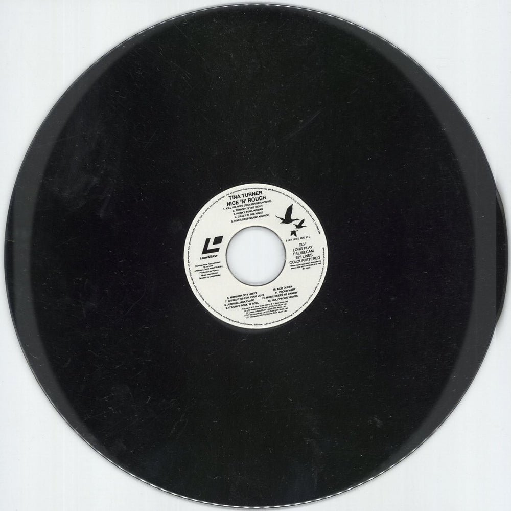 Tina Turner Tina Turner Live - Nice 'n' Rough German laserdisc / lazerdisc TURLZTI874136