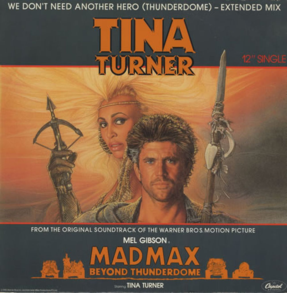 Tina Turner We Don't Need Another Hero UK 12" vinyl single (12 inch record / Maxi-single) 12CL364