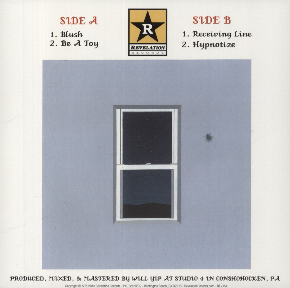 Title Fight Spring Songs - Blue Vinyl US 7" vinyl single (7 inch record / 45)