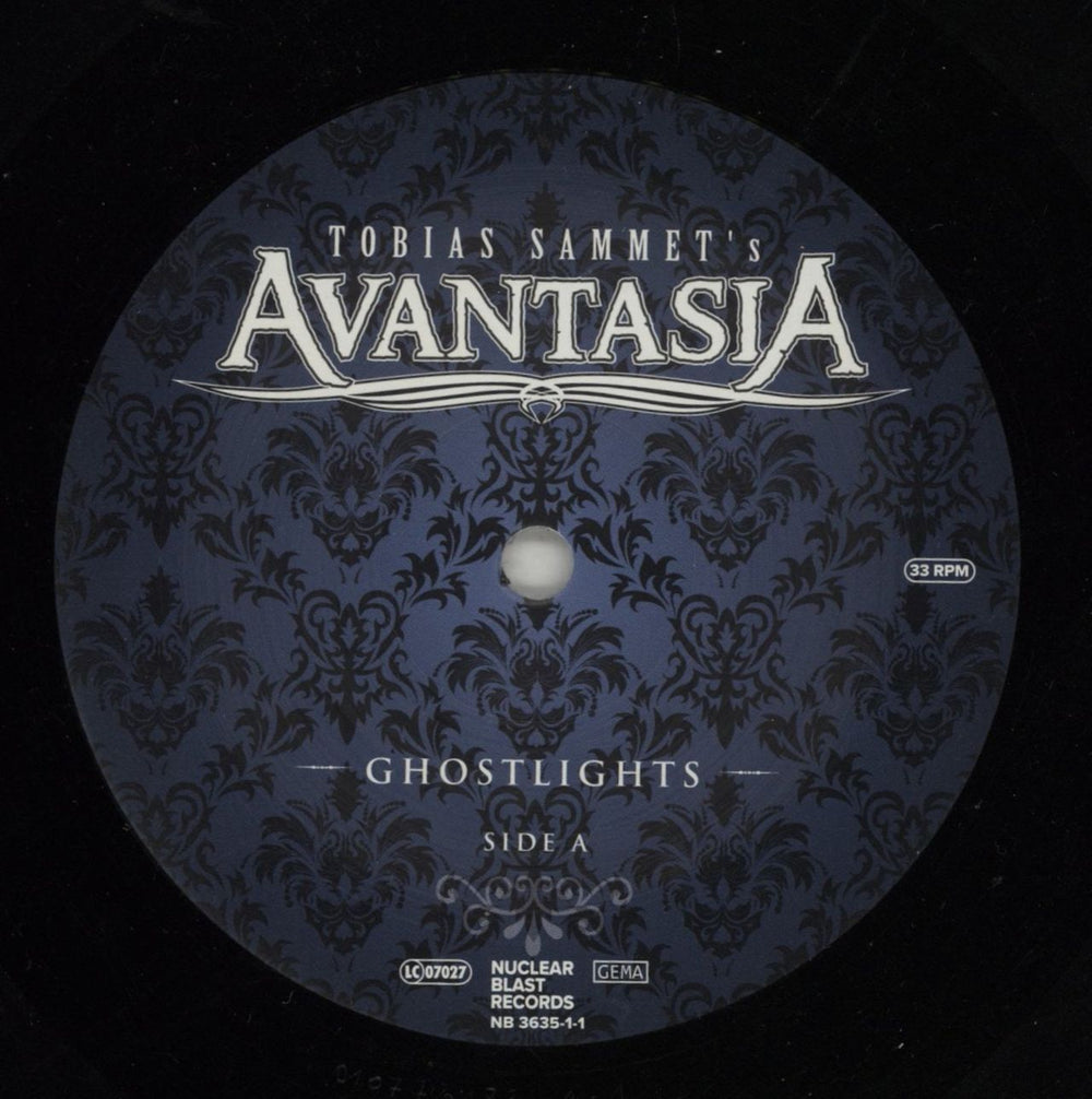 Tobias Sammet Ghostlights UK 2-LP vinyl record set (Double LP Album) X3C2LGH867512