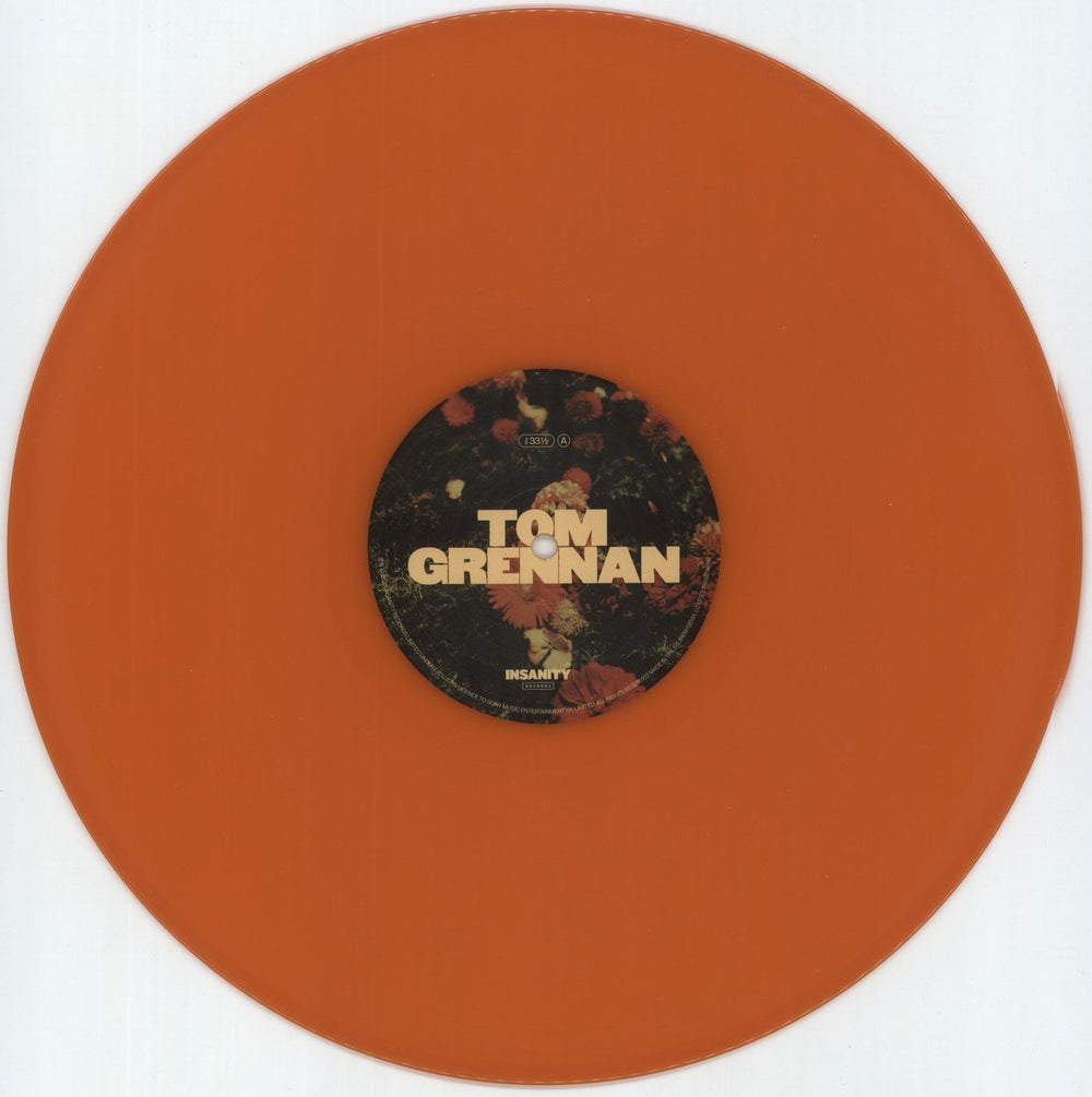Tom Grennan What Ifs & Maybes - Orange Vinyl UK vinyl LP album (LP record) 0SNLPWH878985