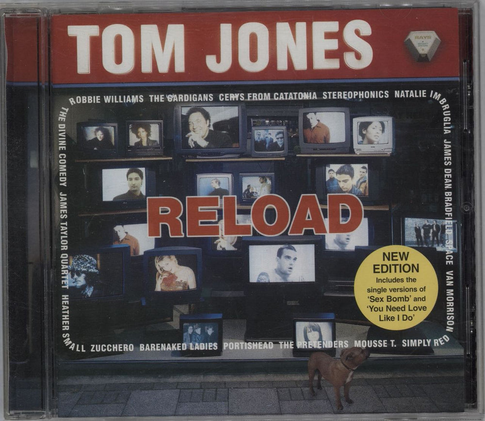 Tom Jones Reload: New Edition UK CD album (CDLP) GUTCD009E