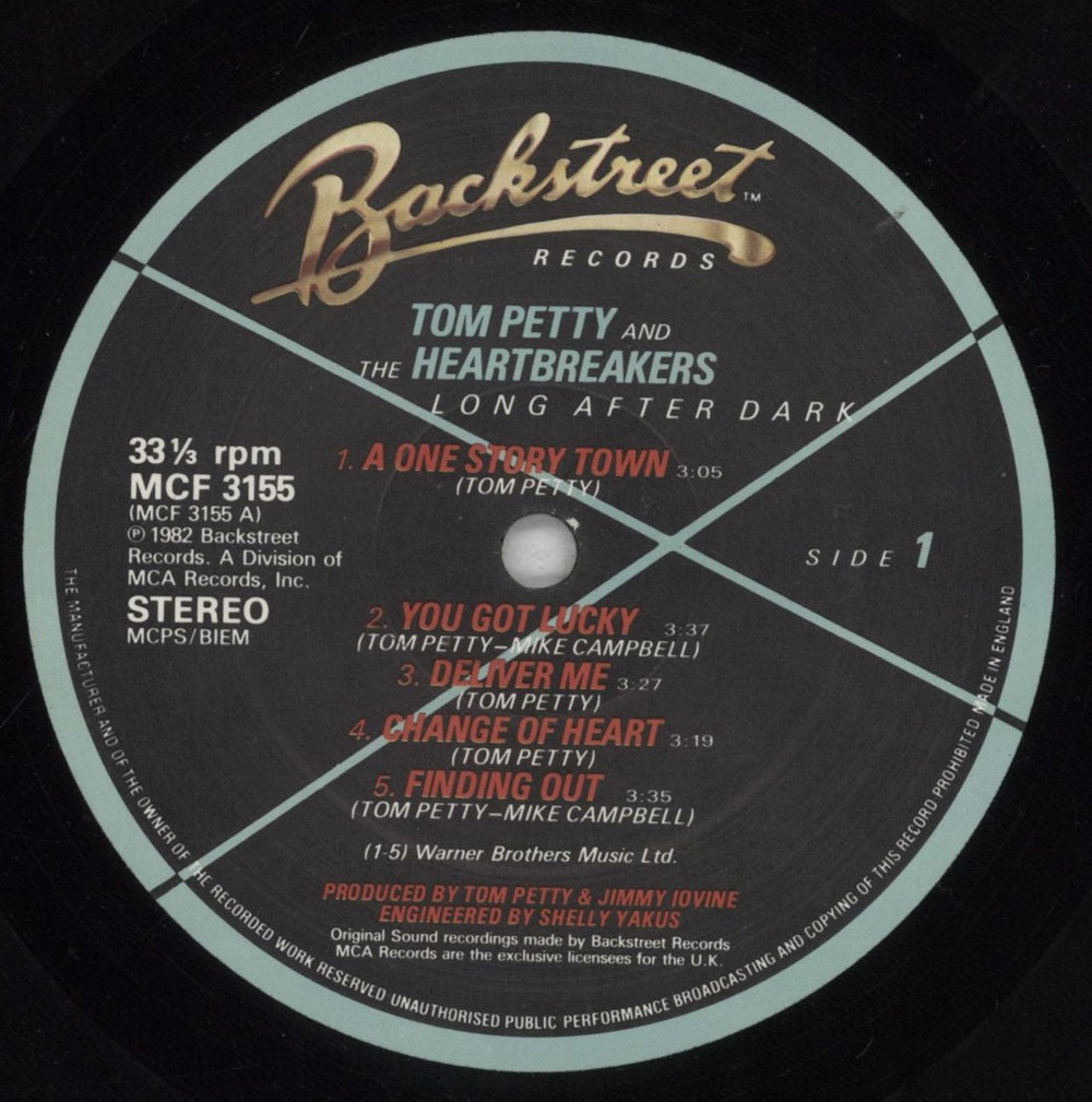 Tom Petty & The Heartbreakers Long After Dark UK vinyl LP album (LP record) PETLPLO330590