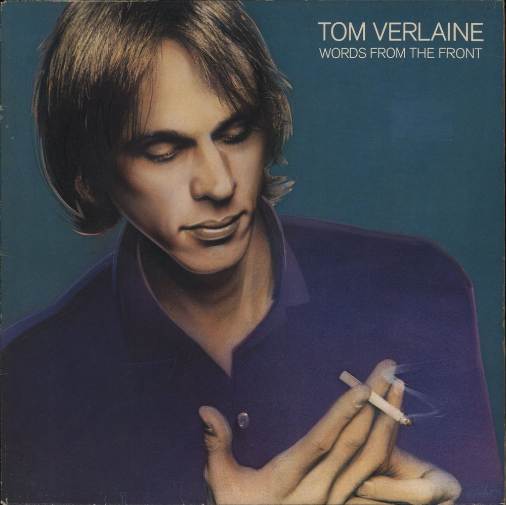 Tom Verlaine Words From The Front UK vinyl LP album (LP record) V2227