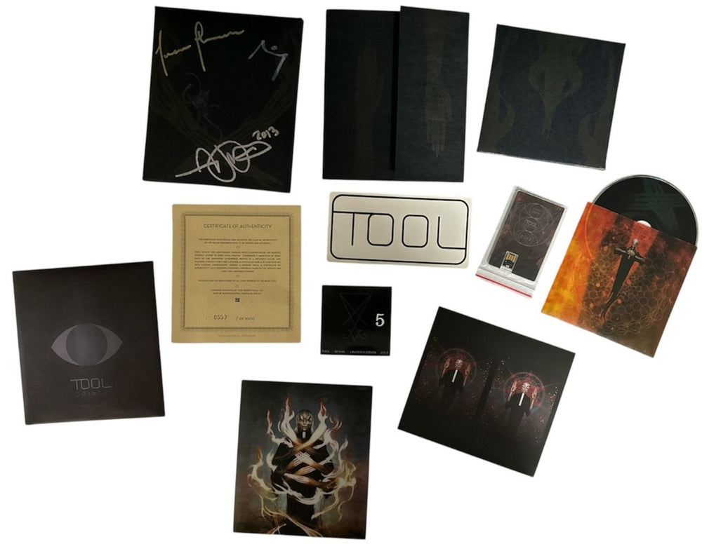 Tool Opiate  - 21st Anniversary - Autographed US CD album (CDLP) Deleted