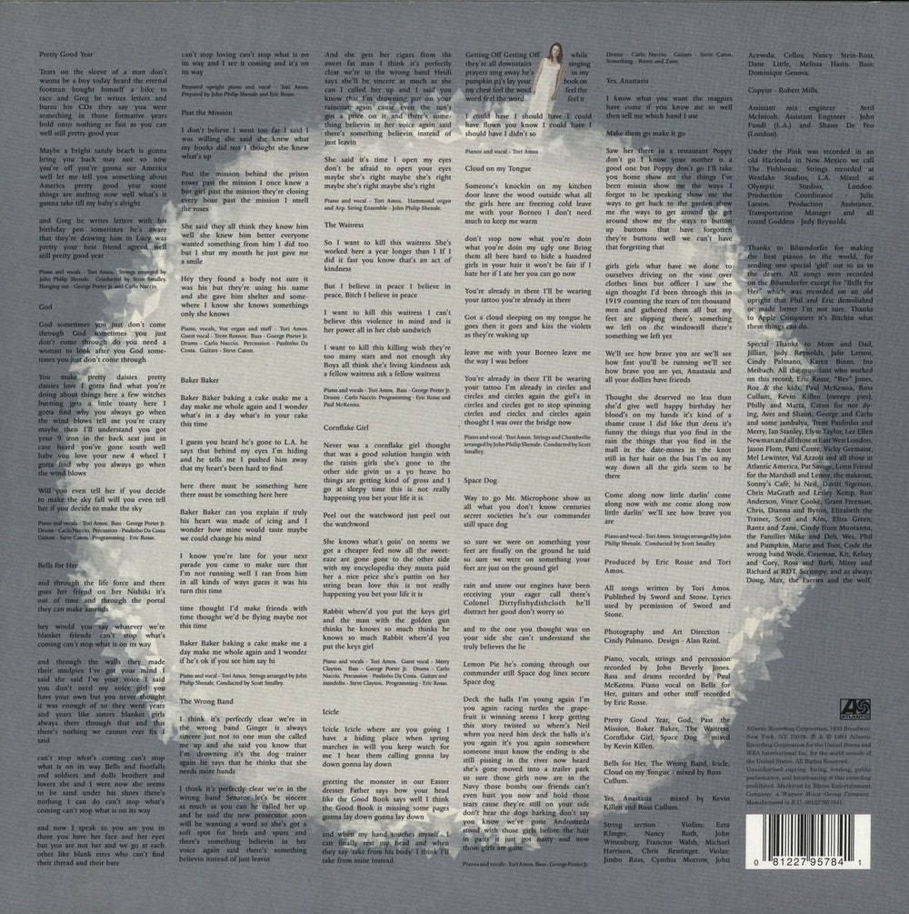 Tori Amos Under The Pink - 180 Gram Vinyl - EX UK vinyl LP album (LP record) 081227957841