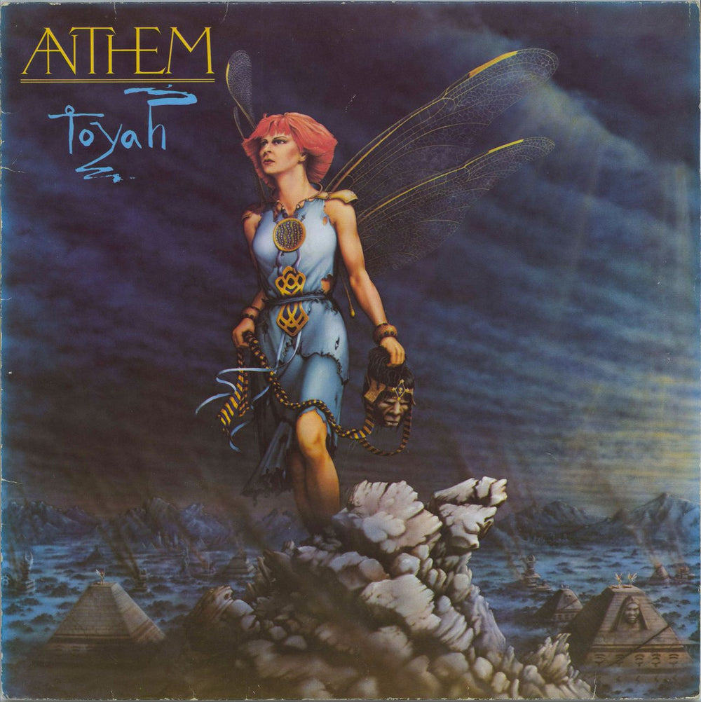 Toyah Anthem - Autographed German vinyl LP album (LP record) 0060.434