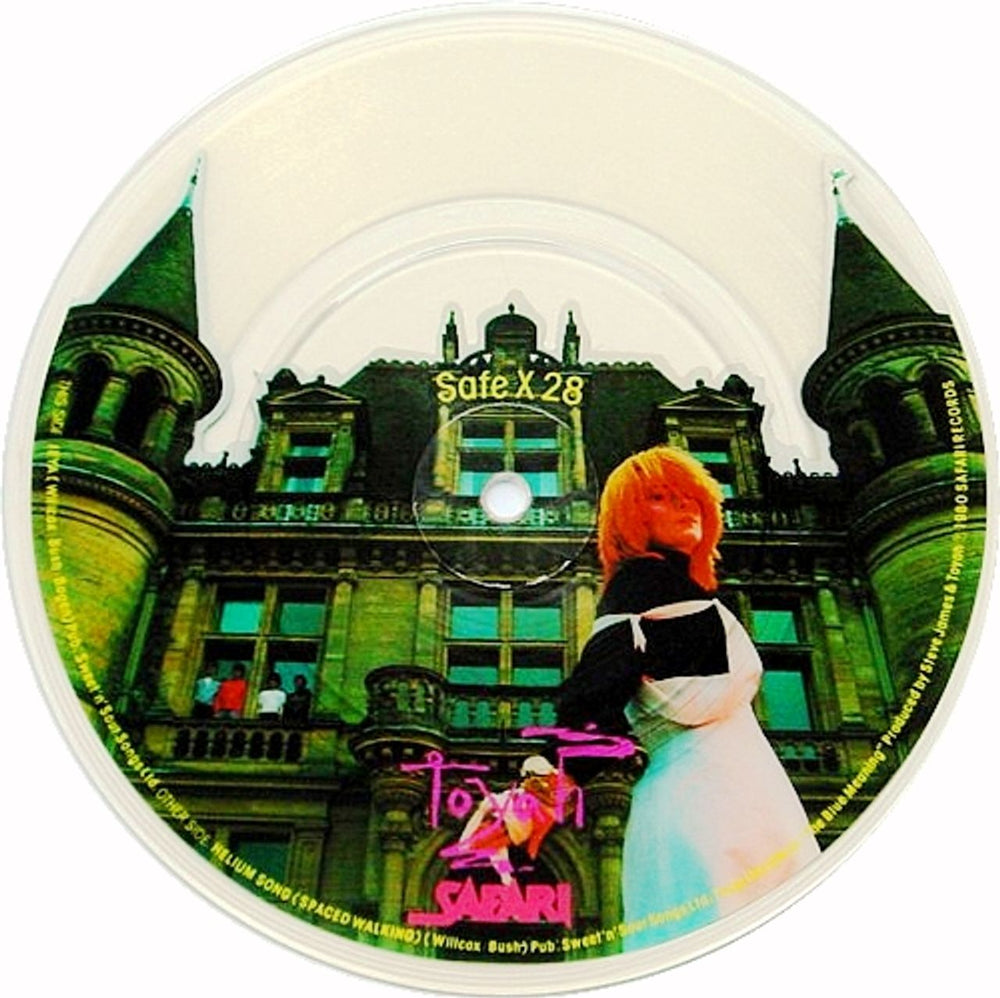 Toyah Ieya - Clear Vinyl At Top Of Disc UK 7" vinyl picture disc (7 inch picture disc single) TYH7PIE44457