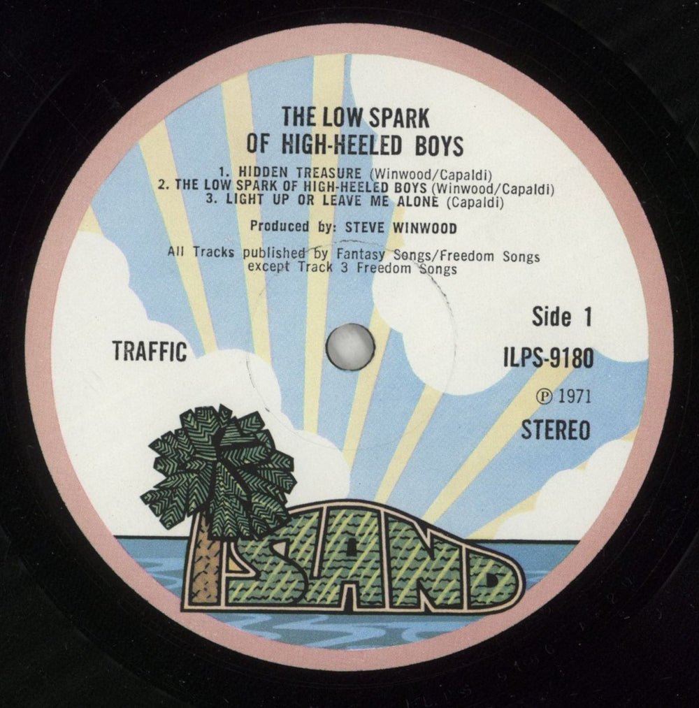 Traffic The Low Spark Of High Heeled Boys - 1st - VG UK vinyl LP album (LP record) TRFLPTH625524