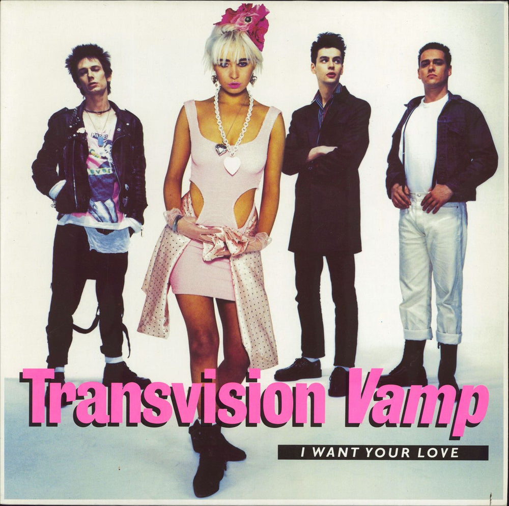 Transvision Vamp I Want Your Love German 12" vinyl single (12 inch record / Maxi-single) TVVT3