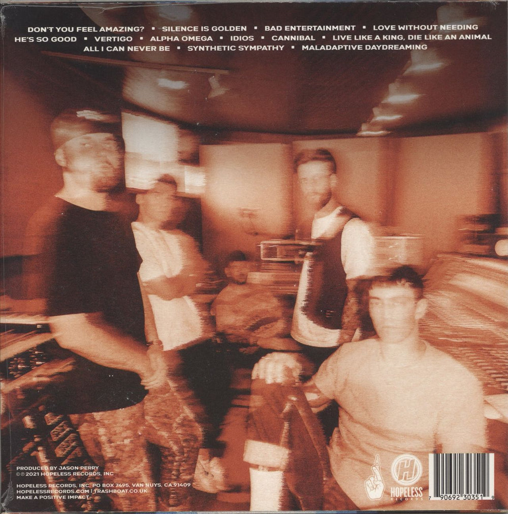 Trash Boat Don't You Feel Amazing? - Blue & Red Cornetto Vinyl - Sealed UK vinyl LP album (LP record) 790692303519