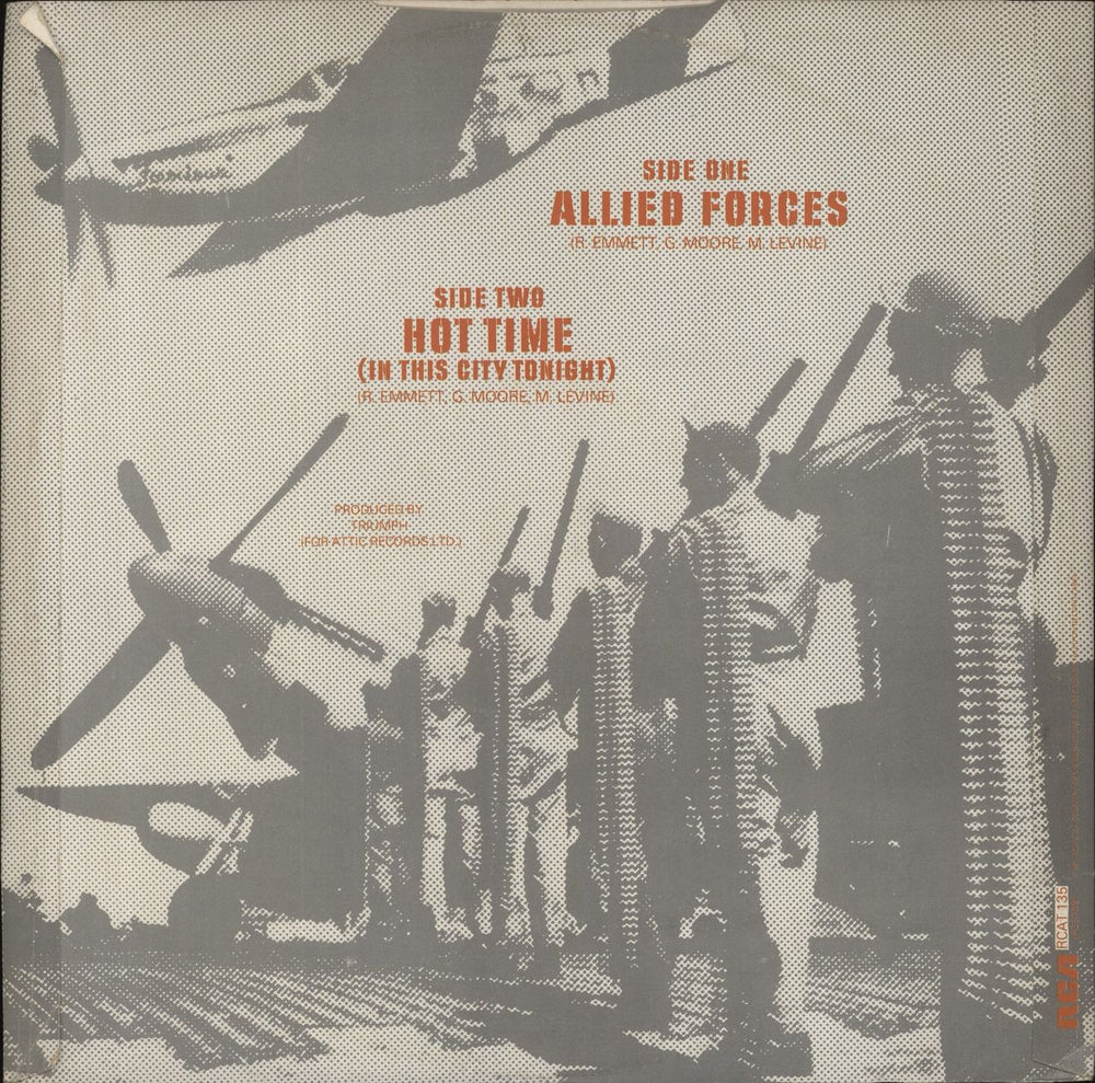 Triumph Allied Forces UK 12" vinyl single (12 inch record / Maxi-single)