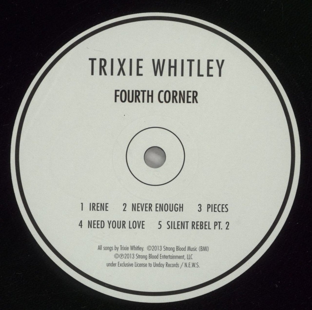 Trixie Whitley Fourth Corner Belgian vinyl LP album (LP record) 93ZLPFO879121