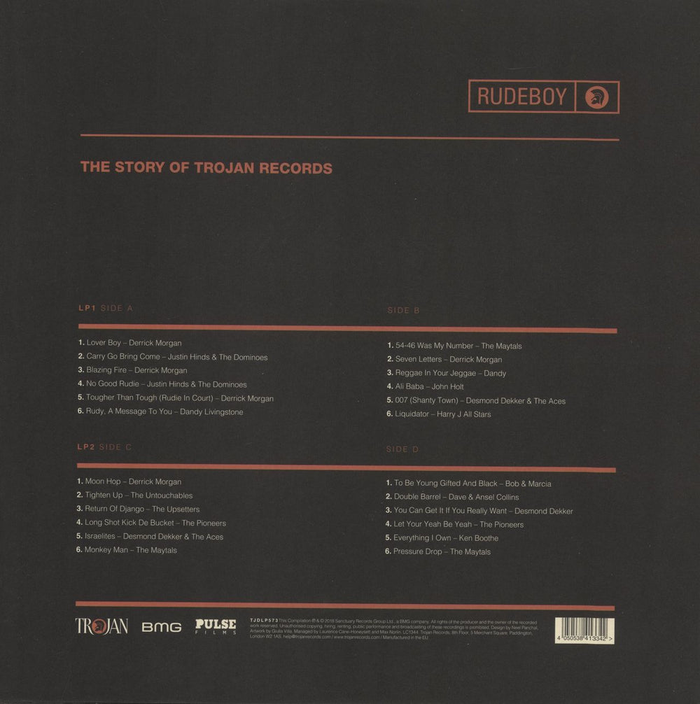 Trojan Records Rudeboy (The Story Of Trojan Records) - 180gm UK 2-LP vinyl record set (Double LP Album) 4050538413342