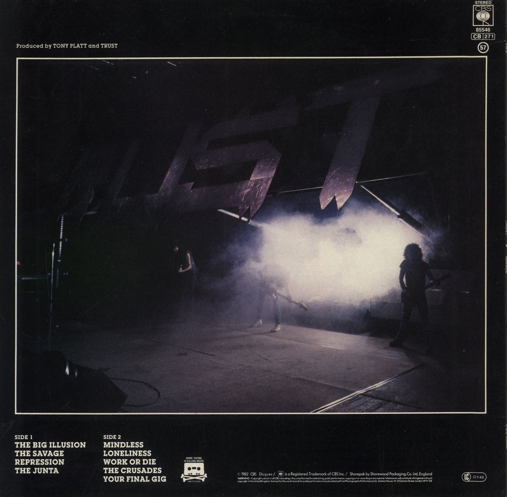 Trust Savage UK vinyl LP album (LP record)