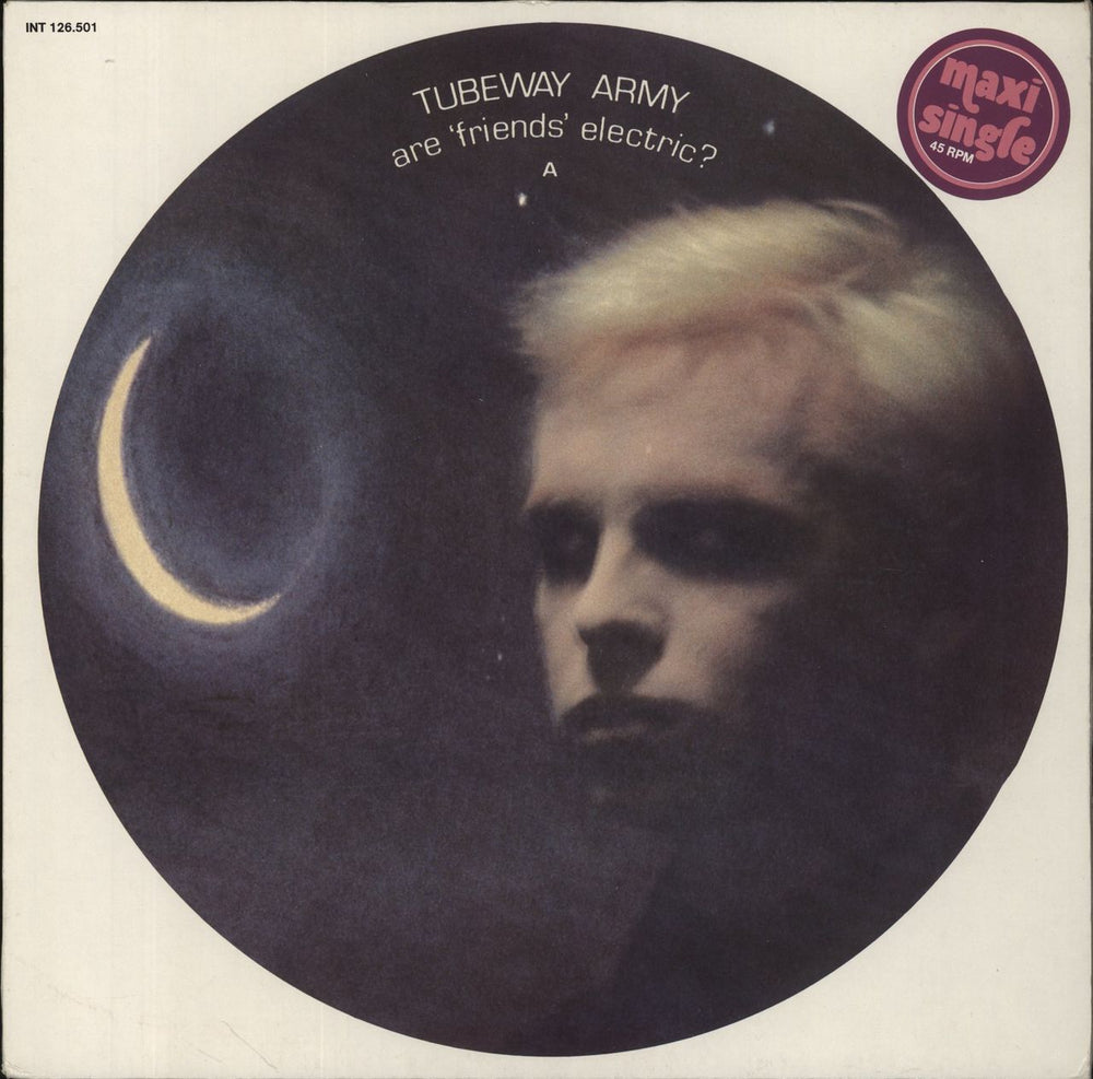 Tubeway Army Are 'Friends' Electric? - EX German 12" vinyl single (12 inch record / Maxi-single) INT126.501