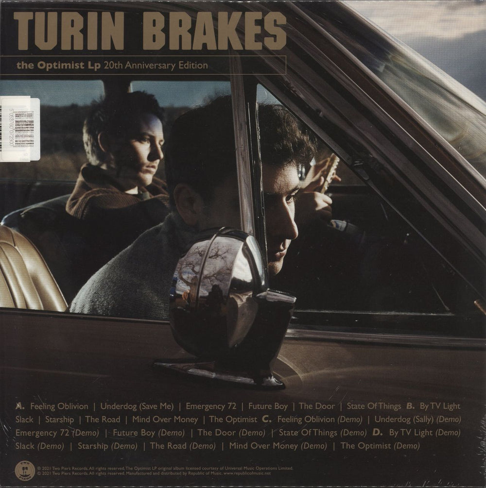 Turin Brakes The Optimist LP - Sealed UK 2-LP vinyl record set (Double LP Album) 5053760072270