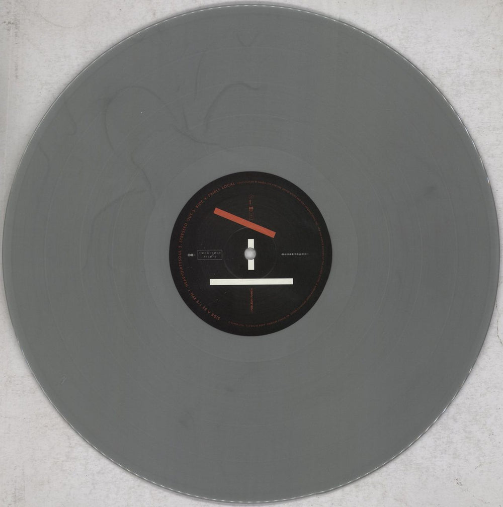 Twenty One Pilots Blurryface - Silver Vinyl UK 2-LP vinyl record set (Double LP Album) Y2Z2LBL841545