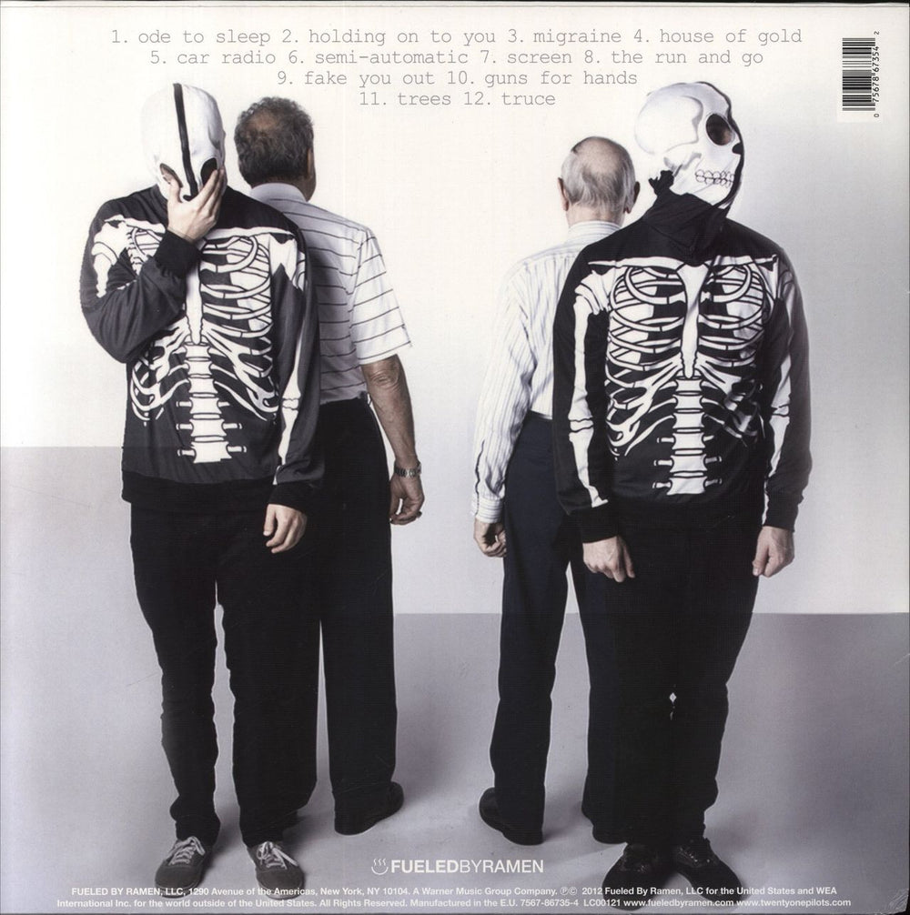 Twenty One Pilots Vessel - Clear Vinyl - EX UK vinyl LP album (LP record) 075678673542