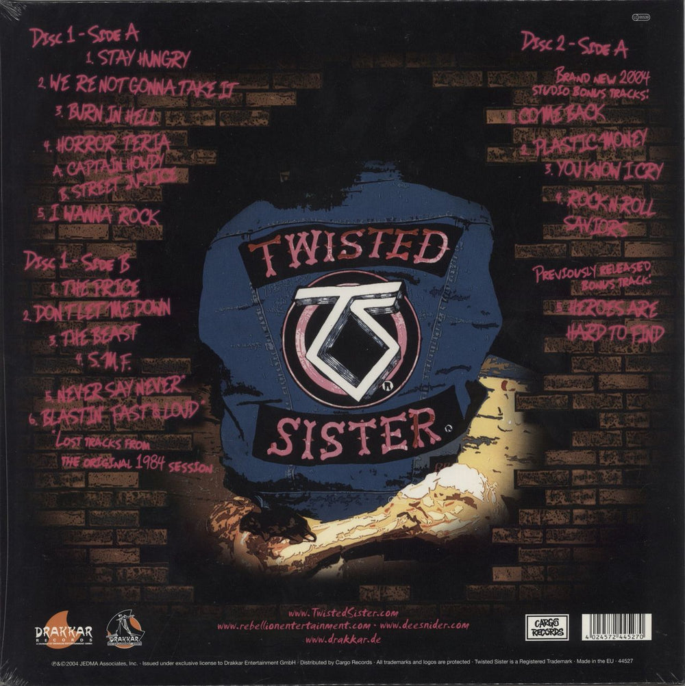 Twisted Sister Still Hungry - Sealed UK 2-LP vinyl record set (Double LP Album) 4024572445270