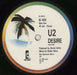 U2 Desire - Gatefold UK 7" vinyl single (7 inch record / 45) U-207DE318668