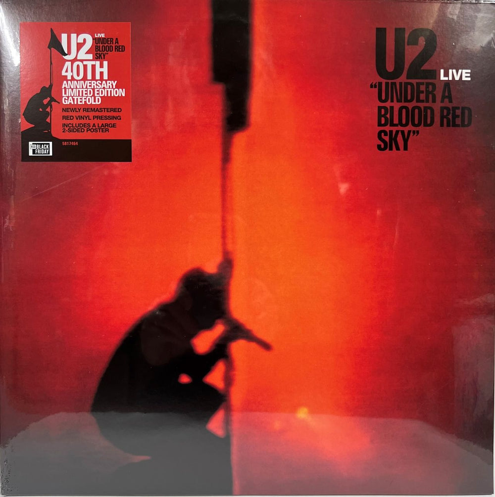 U2 Under A Blood Red Sky - RSD Black Friday 2023 - Red Vinyl 40th Anniversary - Sealed UK vinyl LP album (LP record) U-2LPUN824201