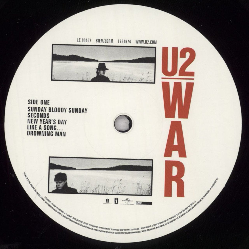 U2 War: Remastered - 180 Gram Vinyl UK vinyl LP album (LP record) U-2LPWA839608