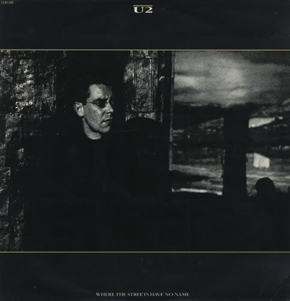 U2 Where The Streets Have No Name + p/s UK 12" vinyl single (12 inch record / Maxi-single) 12IS340