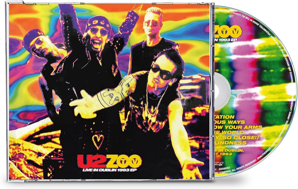 U2 Zoo TV Live In Dublin 1993 EP - Picture CD Single - Sealed UK CD single (CD5 / 5") 6558092
