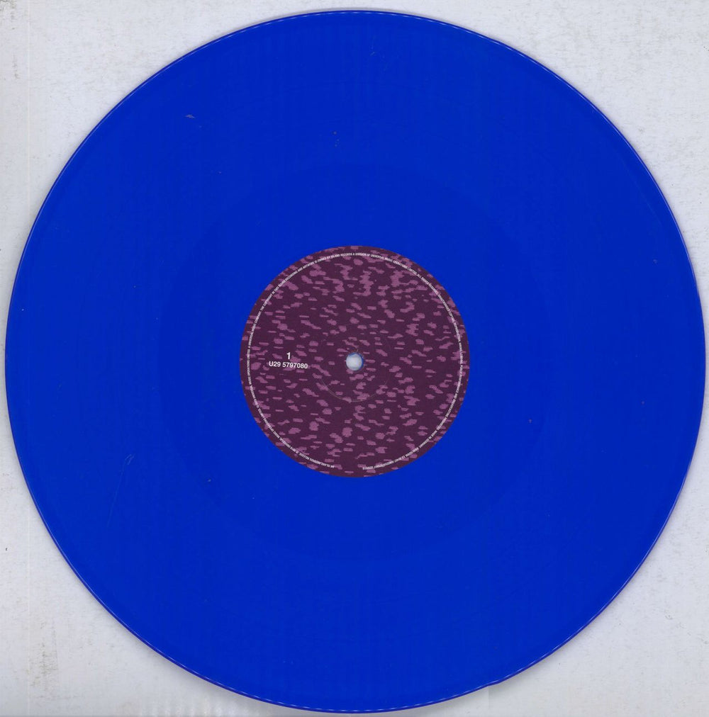 U2 Zooropa - 180gm Blue Vinyl UK 2-LP vinyl record set (Double LP Album) U-22LZO832889