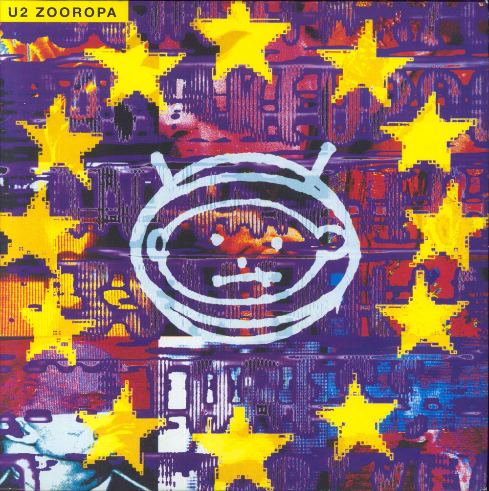 U2 Zooropa - 180gm Blue Vinyl UK 2-LP vinyl record set (Double LP Album) U292018