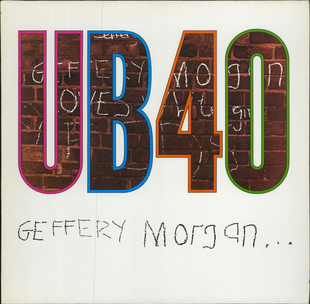 UB40 Geffery Morgan German vinyl LP album (LP record) 206615-620