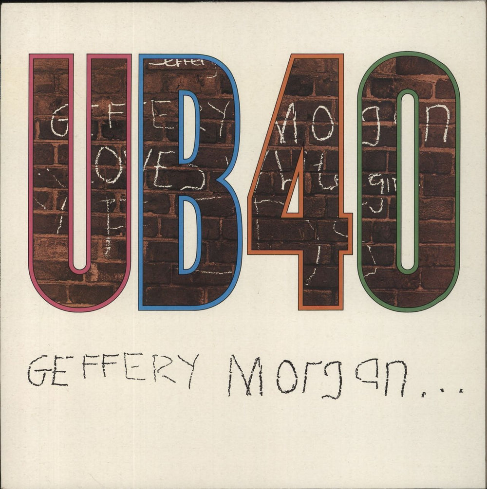 UB40 Geffery Morgan UK vinyl LP album (LP record) LPDEP6