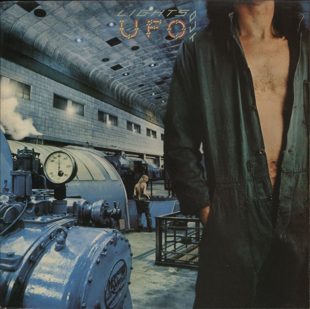 UFO Lights Out - 1st UK vinyl LP album (LP record) CHR1127