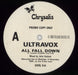 Ultravox All Fall Down UK Promo 12" vinyl single (12 inch record / Maxi-single) UVXL5