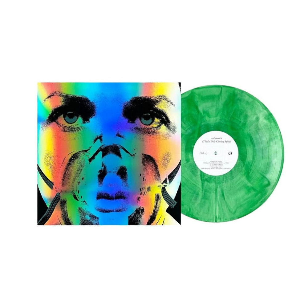 Underoath They're Only Chasing Safety - Mint & White Blend Vinyl - Mirrorboard Sleeve - Sealed UK vinyl LP album (LP record) UNHLPTH841073