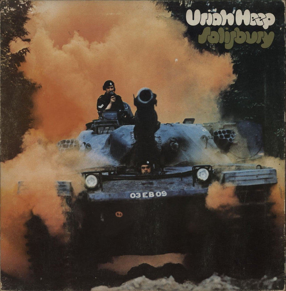 Uriah Heep Salisbury - VG UK vinyl LP album (LP record) ILPS9152