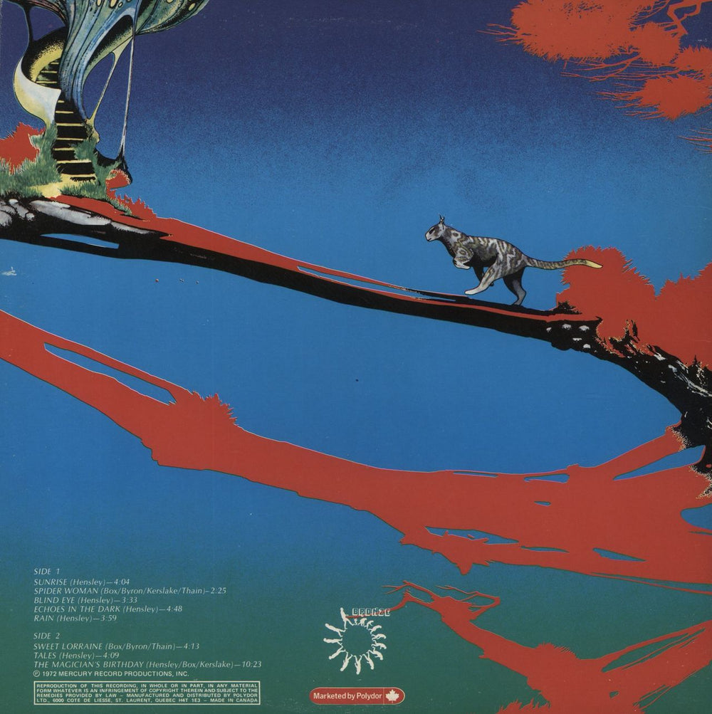 Uriah Heep The Magician's Birthday UK vinyl LP album (LP record)