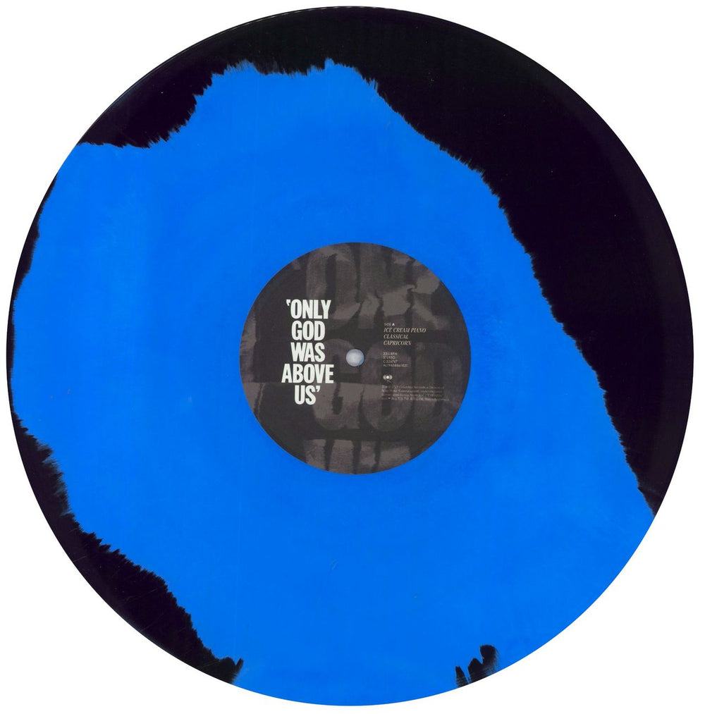 Vampire Weekend Only God Was Above Us - Blue & Black Vinyl + UV Reactive & Numbered Sleeve UK 2-LP vinyl record set (Double LP Album) VWE2LON839200