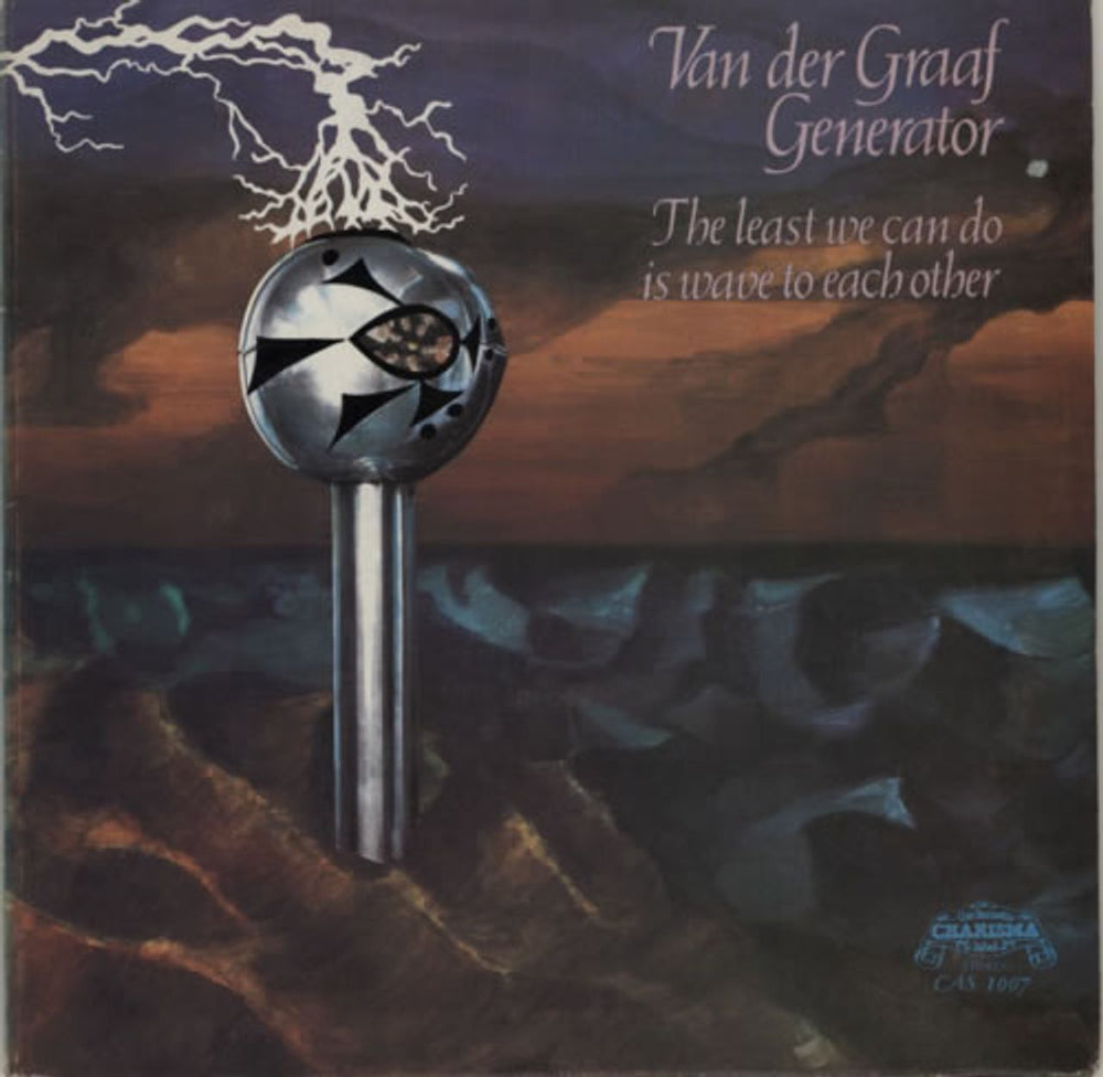 Van Der Graaf Generator The Least We Can Do - Pink Scroll + Poster - VG UK vinyl LP album (LP record) CAS1007