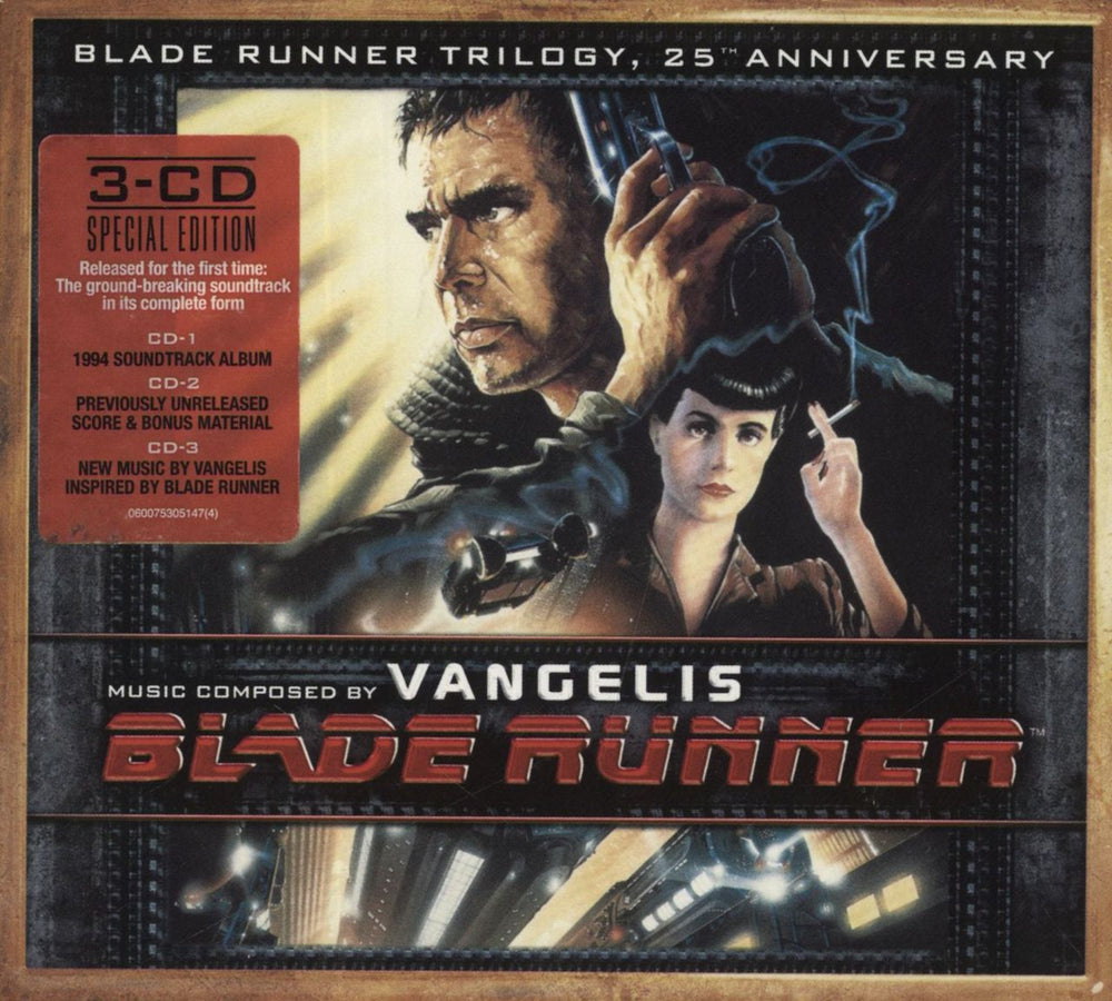 Vangelis Blade Runner Trilogy UK 3-CD album set (Triple CD) 5305147