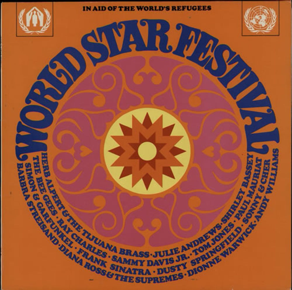 Various-60s & 70s World Star Festival UK vinyl LP album (LP record) UNS3